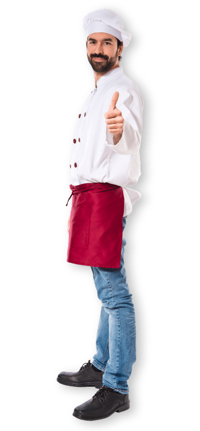 chef thumbs up man