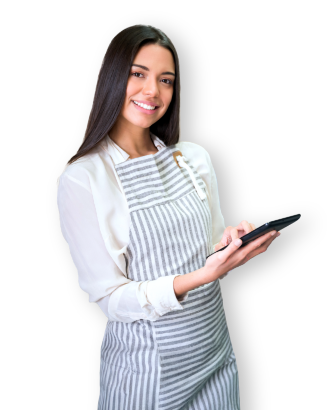 woman-maid-tablet-apron