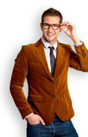 Businessman standing