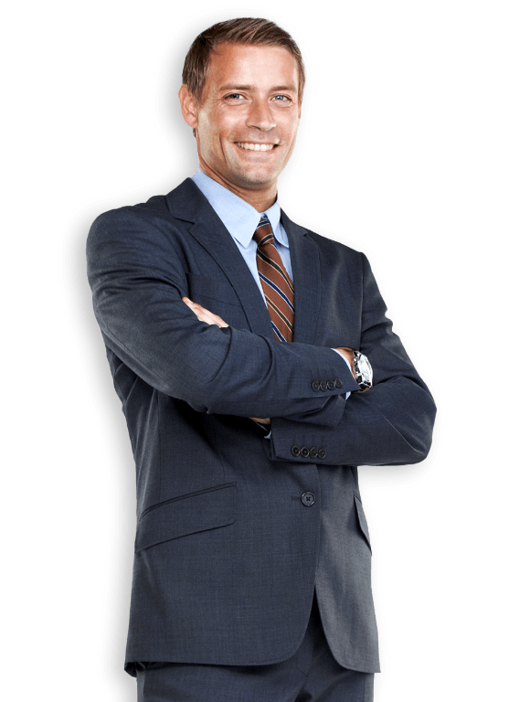 man with suit and tie smiling