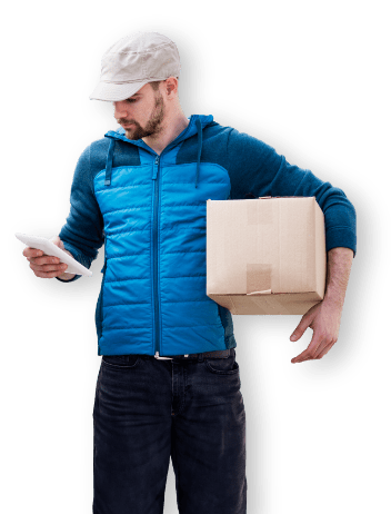 delivery boy box tablet