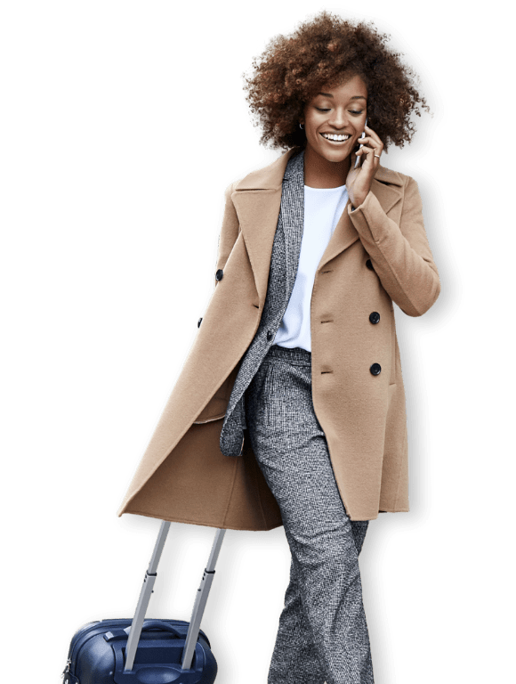 woman travel business