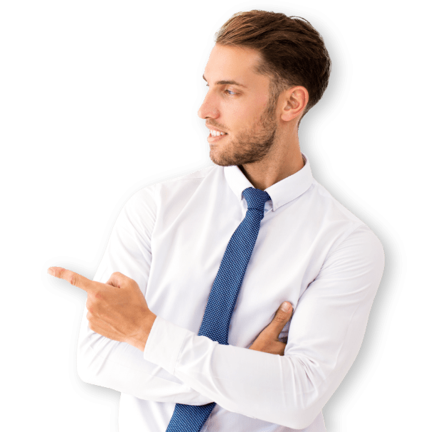 boy shirt tie pointing