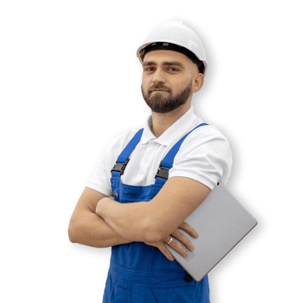 man safety hat tablet