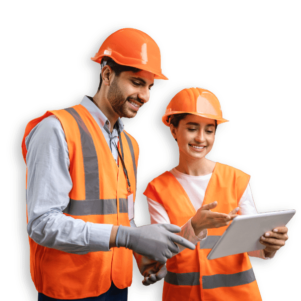 people safety hat orange