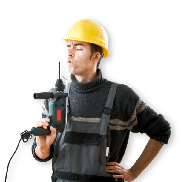 Man with drill