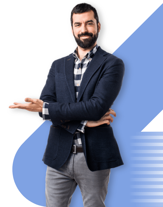 man blazer checkered shirt